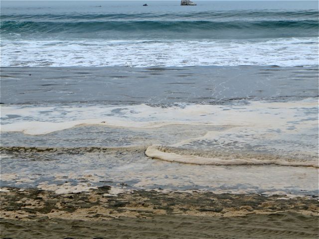 The ocean was spewing angry waves up higher and higher.