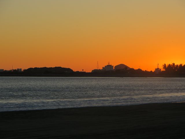 The sunsets have been so different of late.