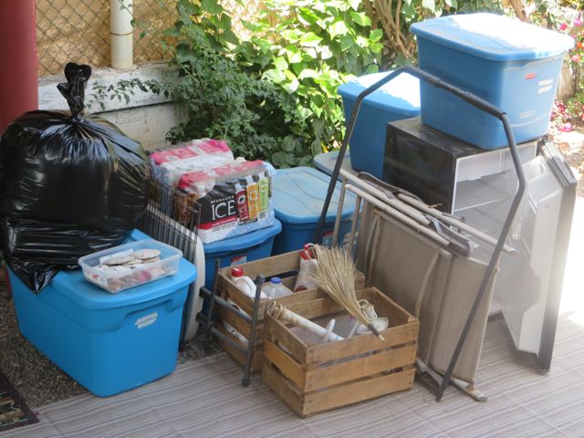 Meanwhile we are packing up.