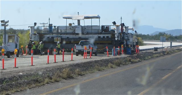 Other areas are being paved with a cement road. That should last our lifetime. I think that next year we will see much better conditions as so many area are being repaired