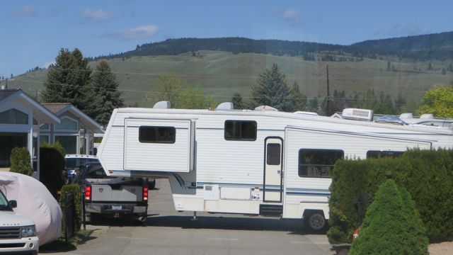 Next came the move of the 5th wheel.