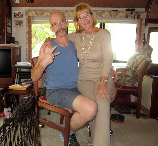 For some reason he insisted that I sit on his knee for this photo!!