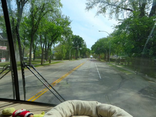 The highway seemed to slow us down due to passing thru many small towns.