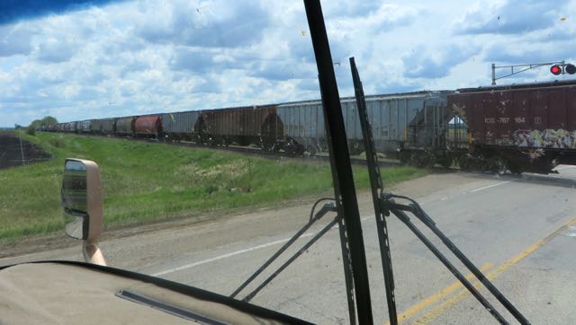 We than had a stop for a very long freight train. So very prairie like. The girls couldn't figure out why we were stopped and not getting out.