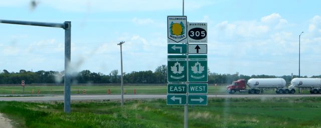 Finally reached the nd of the Yellowhead and time to join the Trans Canada Highway.