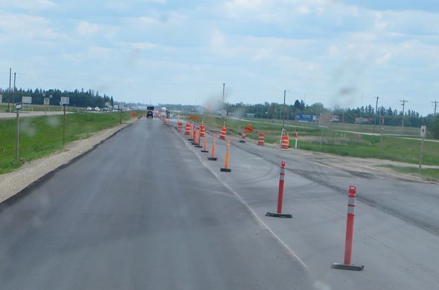 As we reached the outskirts of Winnipeg we encountered major construction. Can you believe 90 minutes to travel one mile? There went our afternoon.
