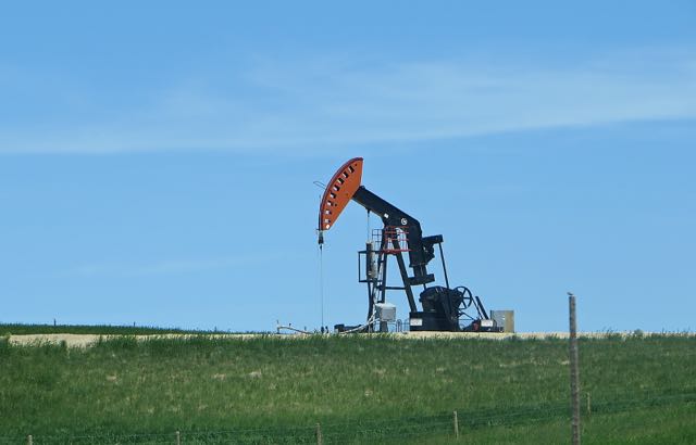 Lots of oil along this route.
