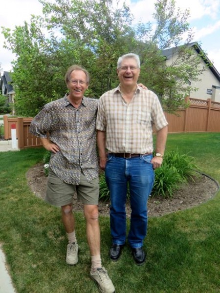 The two boys. Colin is the youngest, then comes Bob and Bill back in Winnipeg is the oldest of the three.