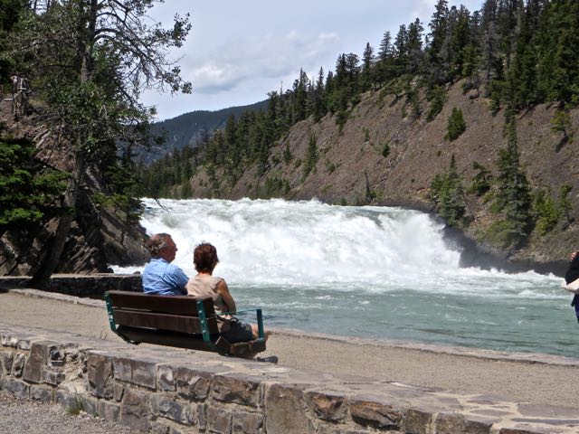 The Bow River Falls.