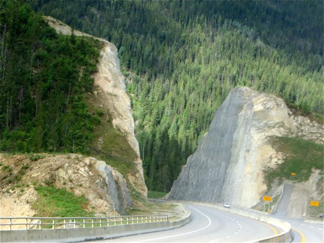 We traveled the Trans Canada Highway as far as SIcamous. Some really great creativity in the construction of this highway.