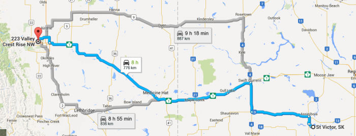 This was going to be yet another very long day, over 485 miles. We have done over 900 miles in 2 days.