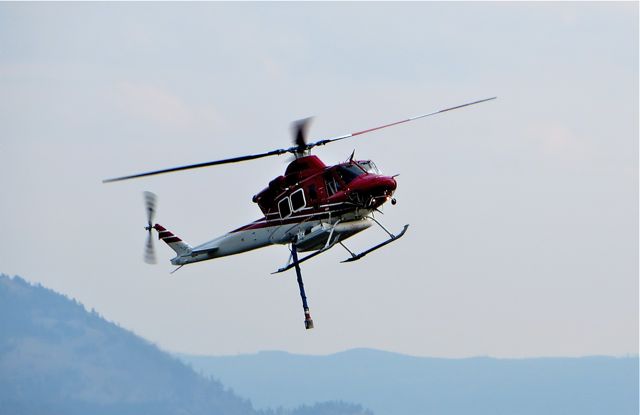 Then flew over to our lake.
