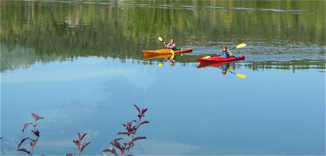 I dream that one day we will wake up and look at each other and say let's go for a paddle. We having nothing else on the agenda.