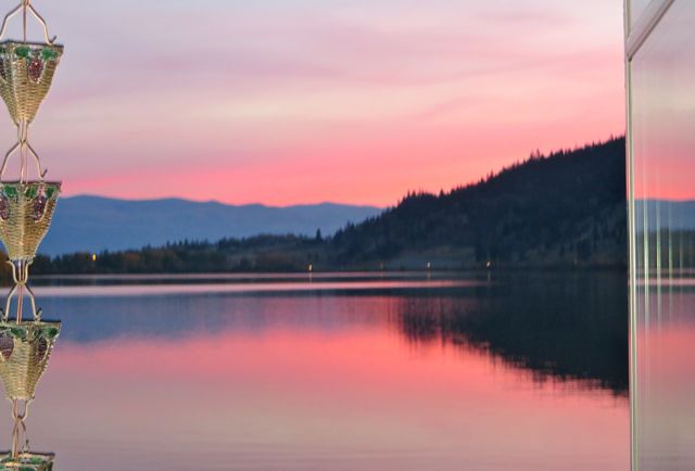 This is what I like to call the reflection sunset.