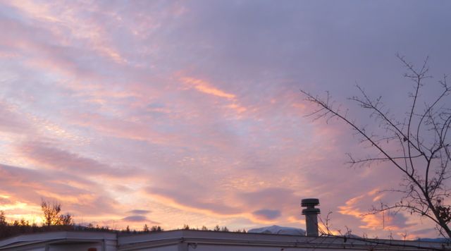 It's not often that I see a sunrise. This was the first shot of the day.