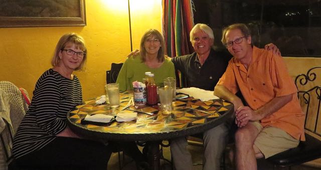 With friends Rochelle and Michael. You will be seeing more of them in December when they come visit at the Isla for a month.