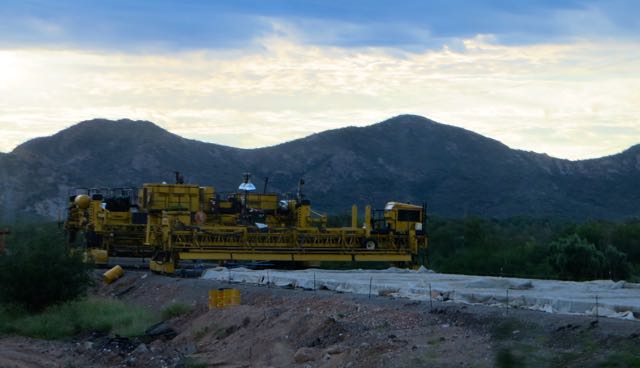 I think I want to learn how to build roads. They do such a great job here in Mexico. So may sections in different stages of development avery so many miles. Someone extremely smartm, perhaps a genius has to be in charge.