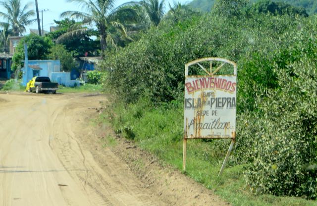 At the end of the road you will see this sign....