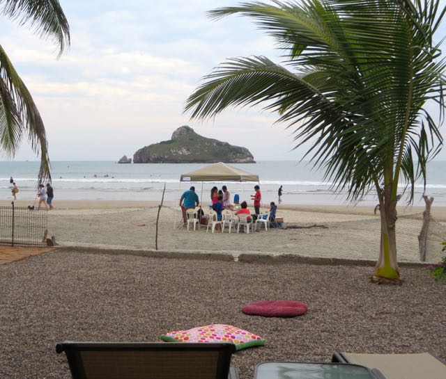 As we worked hard at setting up, a local family came along and did their own set up. They were simply enjoying a Monday off on a long weekend. It was fun to watch them as we worked. I think they watched us as well and wondered what the heck we were doing.