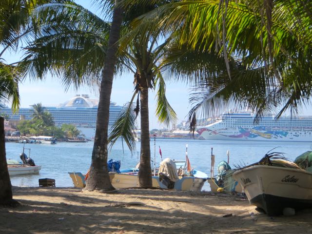 Lovely to see two large cruise ships in port. There should be between 3 -4 ships in port each week. Howeer with it being Thanksgiving there are many more this week and next.