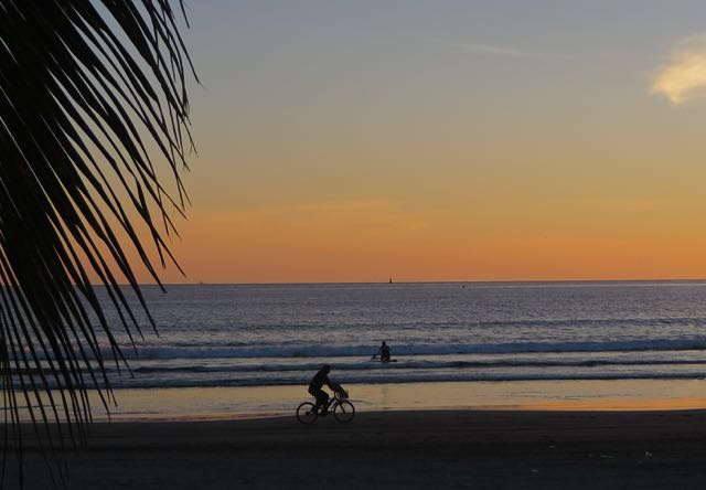 Thursday evening was another nice sunset.