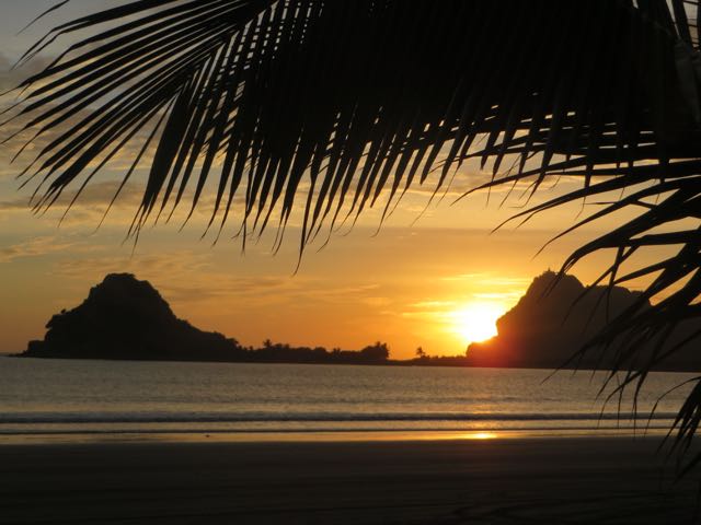 Then we had a pretty special sunset.