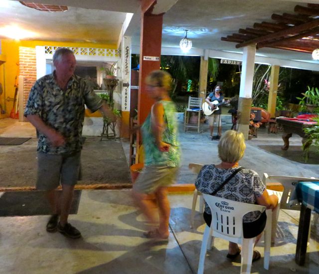 So instead I danced with Russ while Debbie enjoyed the music.