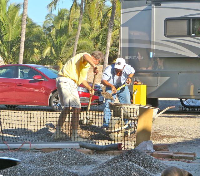 They worked side by side, load after load.