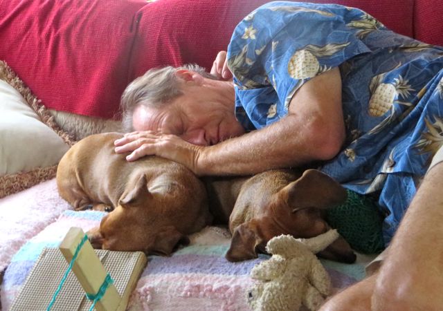 A late night and an early morning meant that my family needed a nap before breakfast!