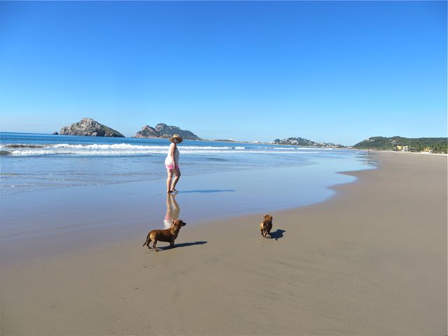 Such a wide beach and it wasn't even low tide yet.