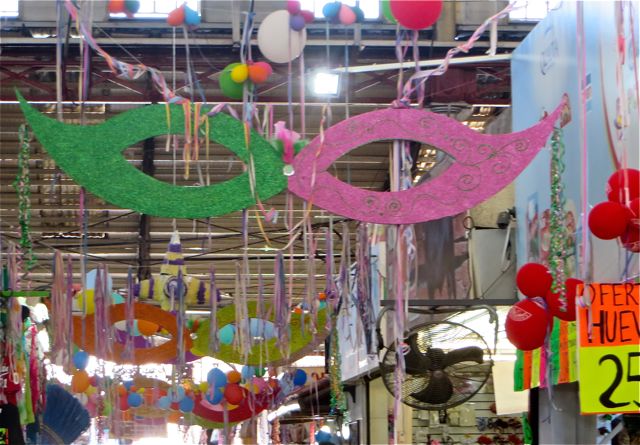 Carnaval was being celebrated everywhere.