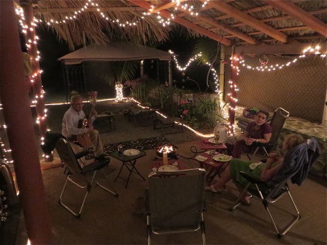 We ate and then the music began.