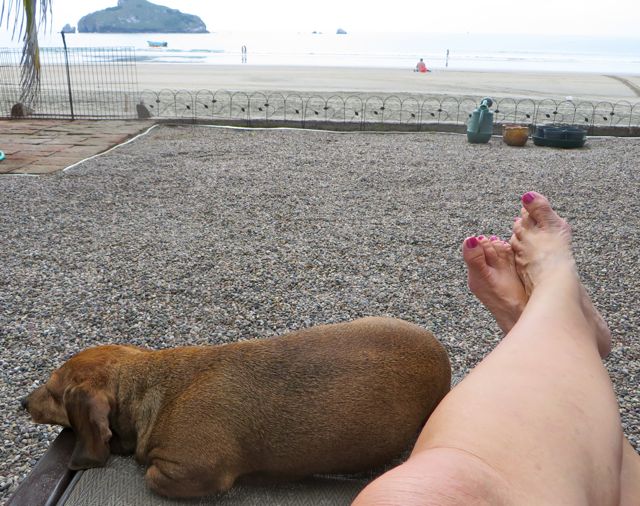 We meanwhile have just been taking it easy, very easy.