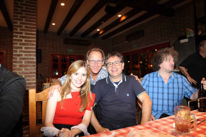 The lady on the left of Colin is Mabel Millan. She is from Barcelona and performed Monday evening. Mabel has been palying since she was eight and had just finished recording her first CD.