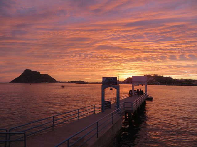 Taken from the Playa Sur embarcadero. A;;we can say is WOW !