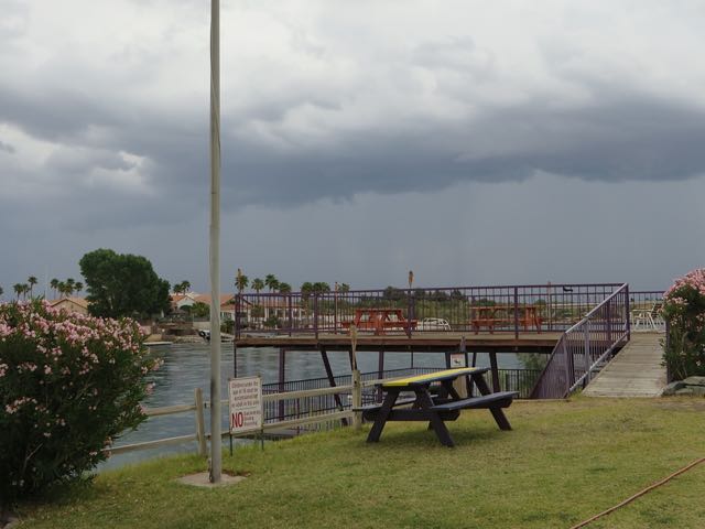 It was rather overcast and we had showers overnite.
