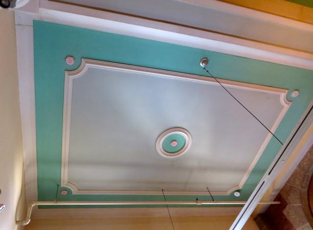 Even the ceiling.