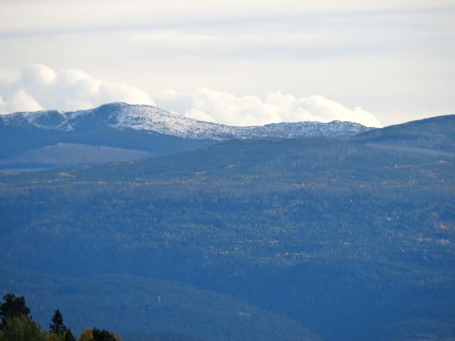 Snow! Yes snow at higher elevations. The combination of rain at higher elevations and cold tmeperatures