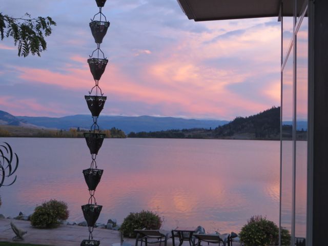 This was taken last Saturday, Octo. 8th, one of those sunset reflection