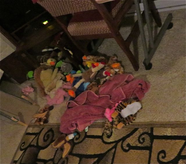 So many toys for tow little girls.