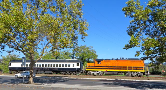 The Napa Valley Wine Train.