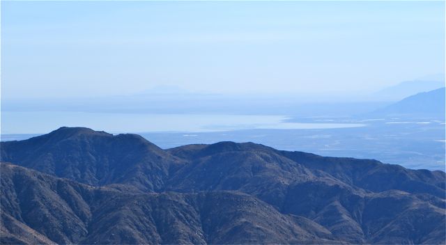 To the left of the previosu photo you can see the Salton Sea which is 35 miles away and that is despite all the haze in the air.