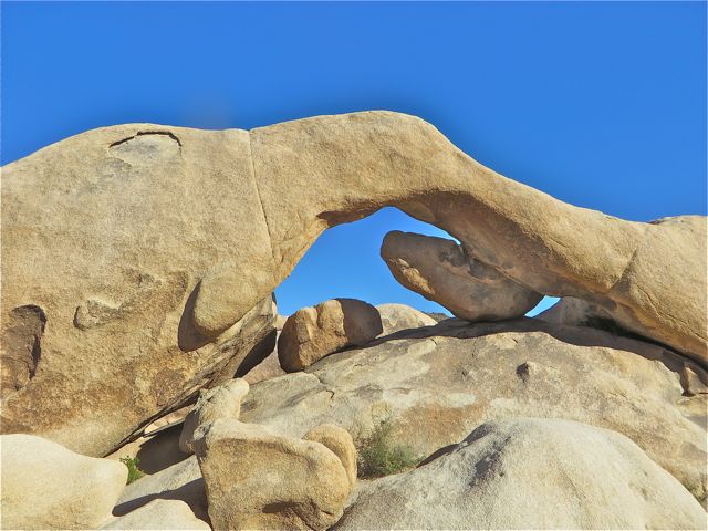 This is called Arch Rock. I was ill prepared to walk the over .5 miles to see it. I was in walking shoes but with open toes which did not work on the up and down thick gravel path.
