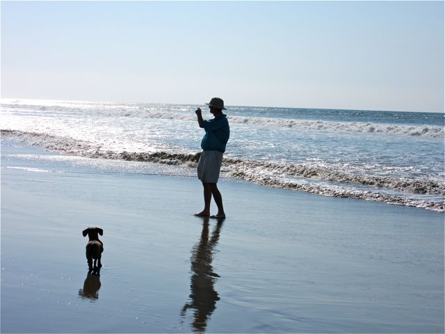 The girls love the walk and you would never know that they are 11 and 13 years of age.