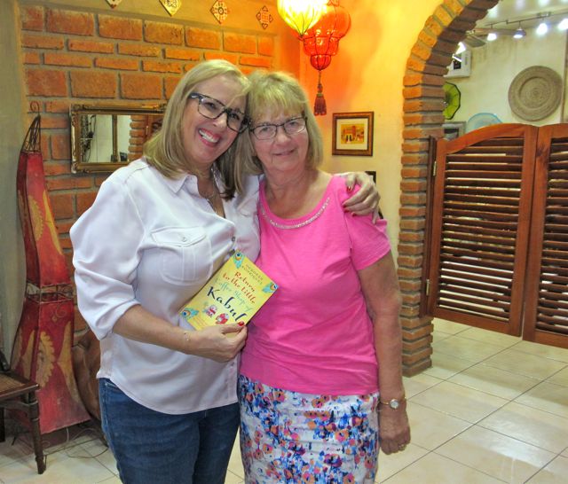 Deb and I and her latest novel " A Return